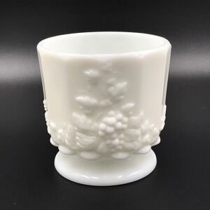 Vintage Westmoreland White Paneled Grape Milk Glass Open Sugar Bowl ONLY